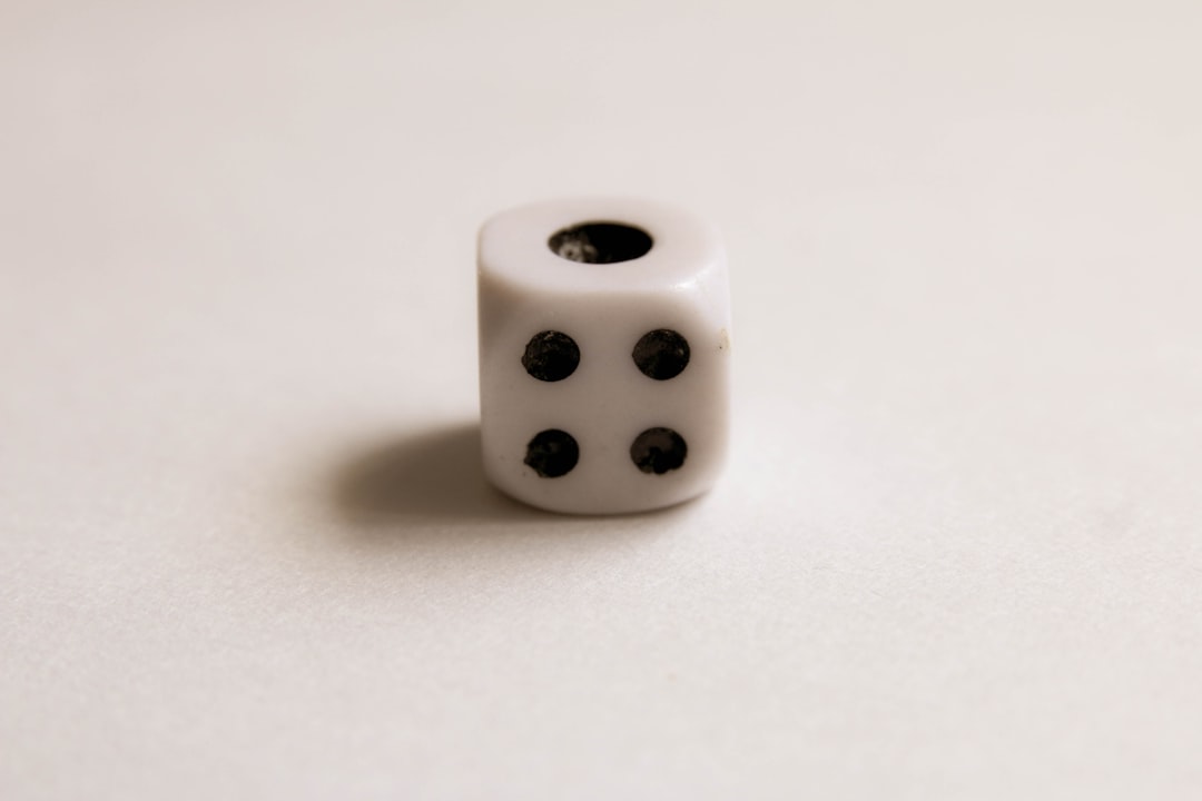 3 dice on white surface