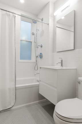 Spotless bathroom following house cleaning service in Sunshine Coast.