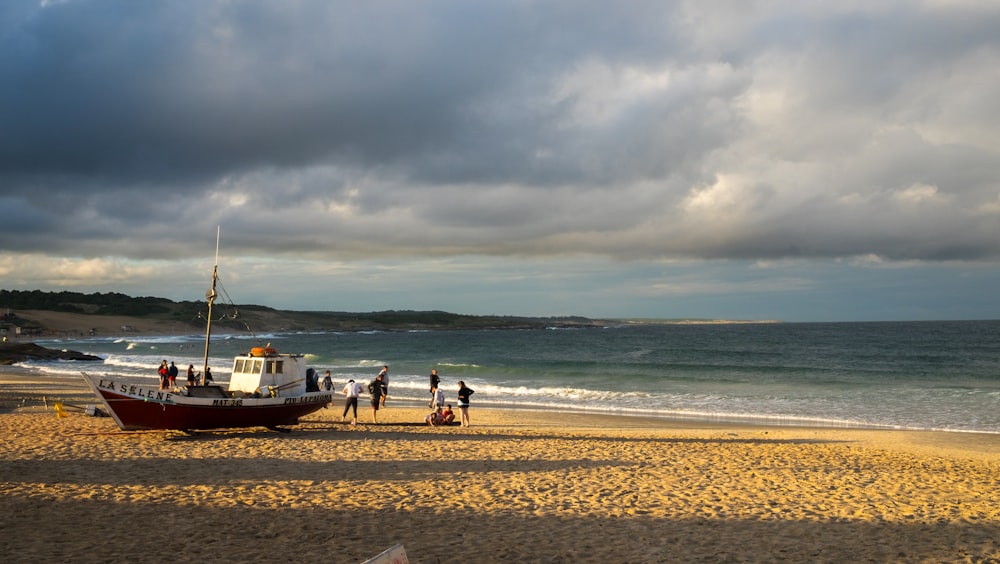 people walking on beach during daytime