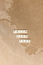 text on brown background