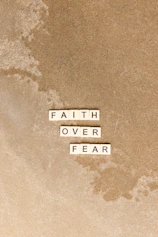 text on brown background