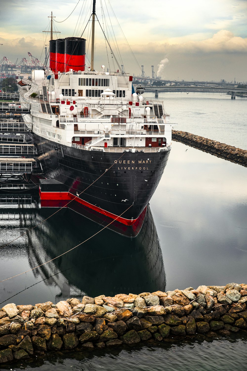 white and black ship on sea during daytime