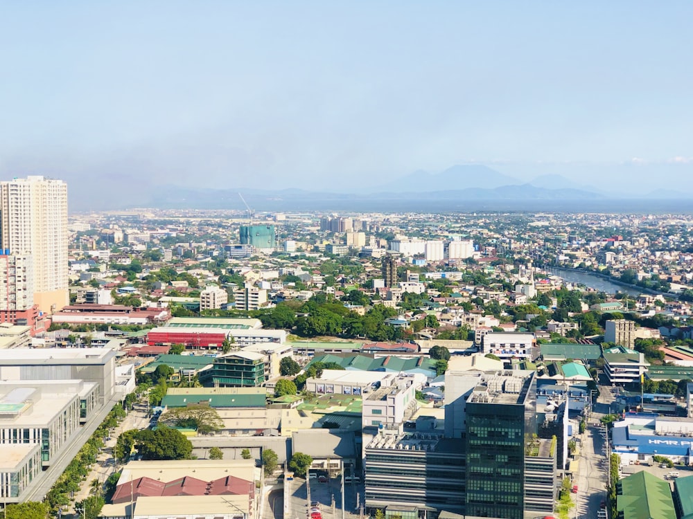 aerial view of city buildings during daytime