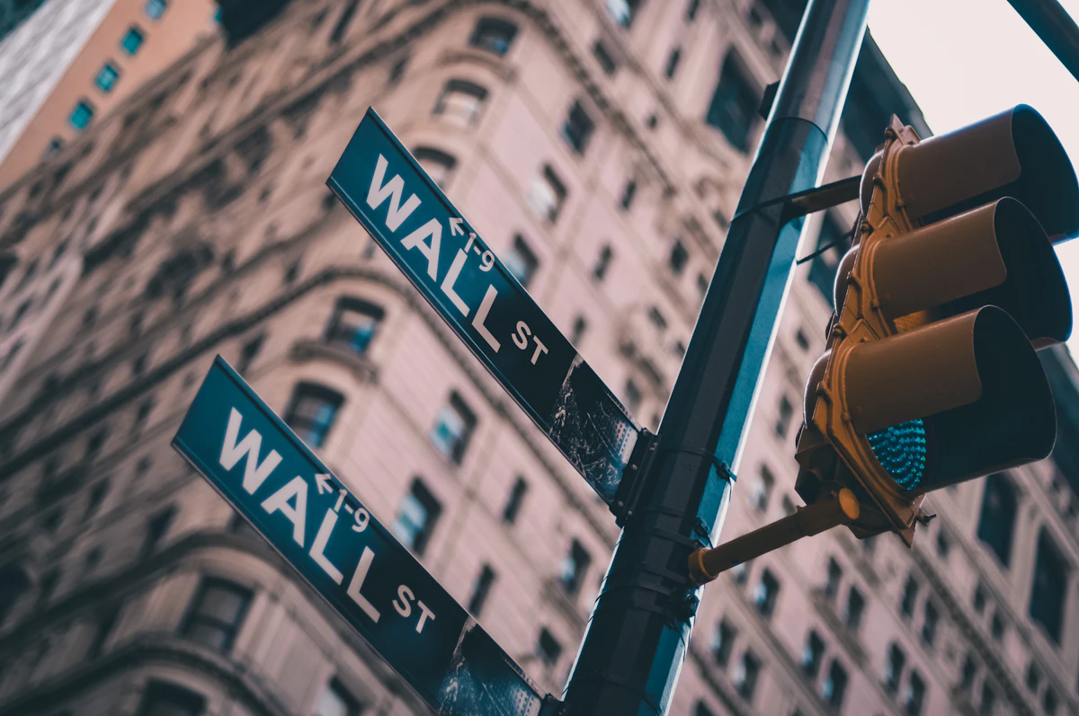 Stock market crash and financial crisis concept