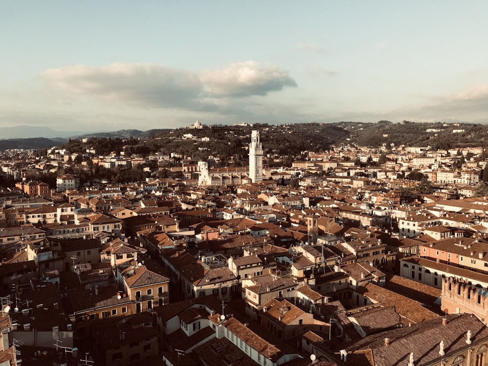 aerial view of city buildings during daytime