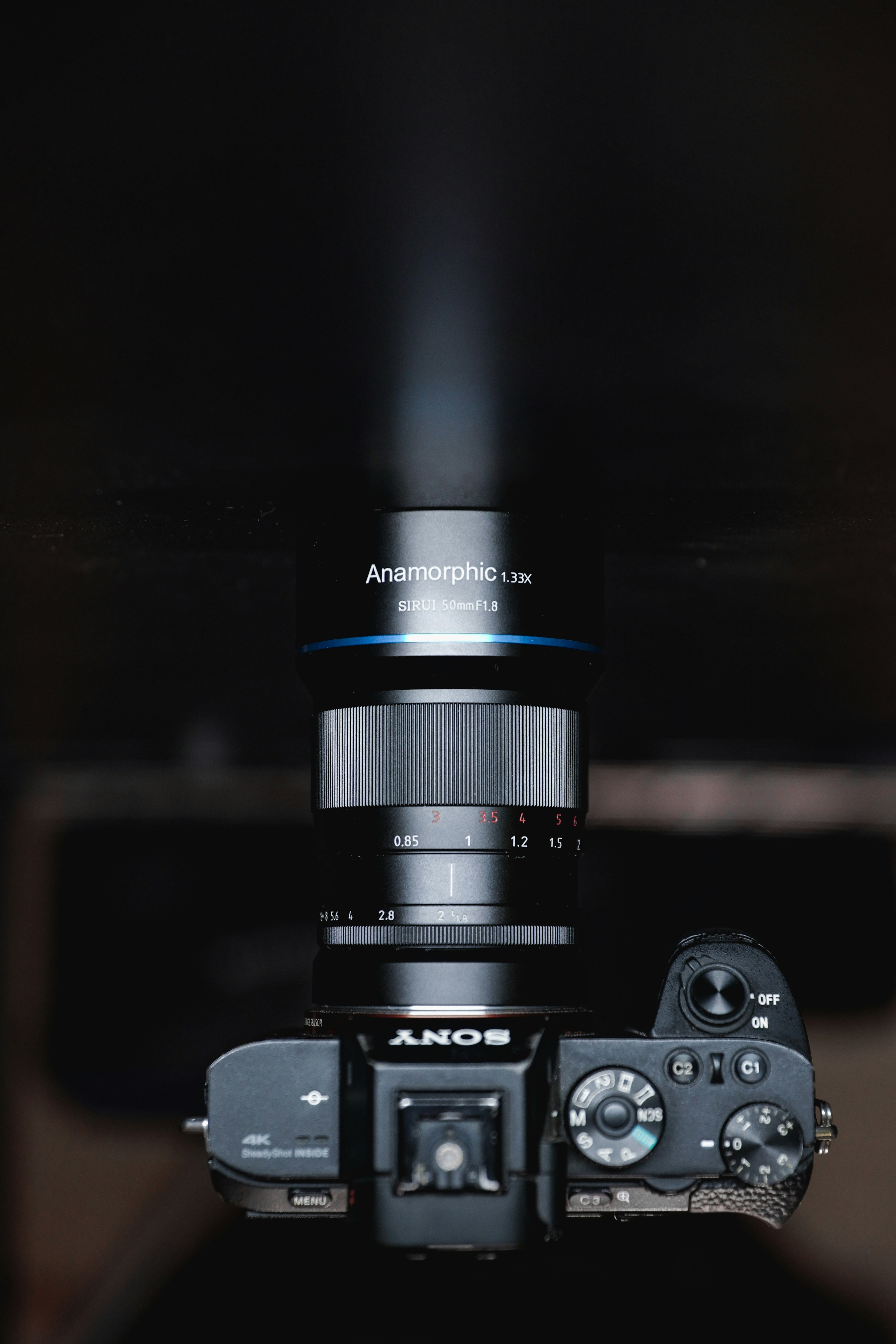 The 50mm F1.8 1.33x Anamorphic Lens from Sirui on a Sony A7SII.