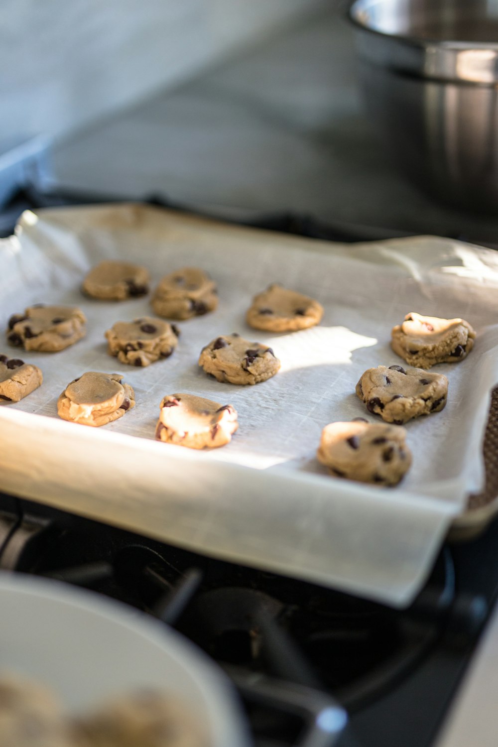 cookies on white paper towel