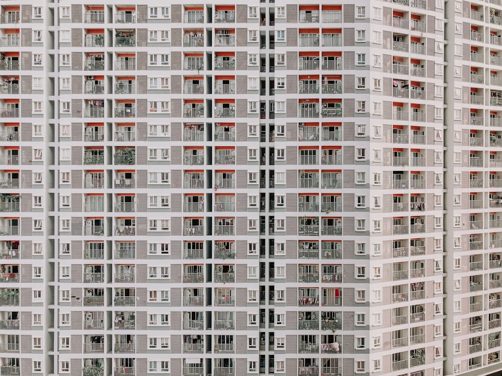 white and black concrete building