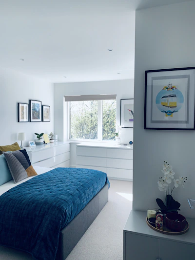 Rental cleaning, cleaned bed room