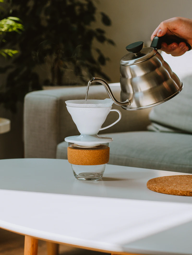 Hario V60 Ceramic Coffee Dripper Size 02 White Spiral Ribs