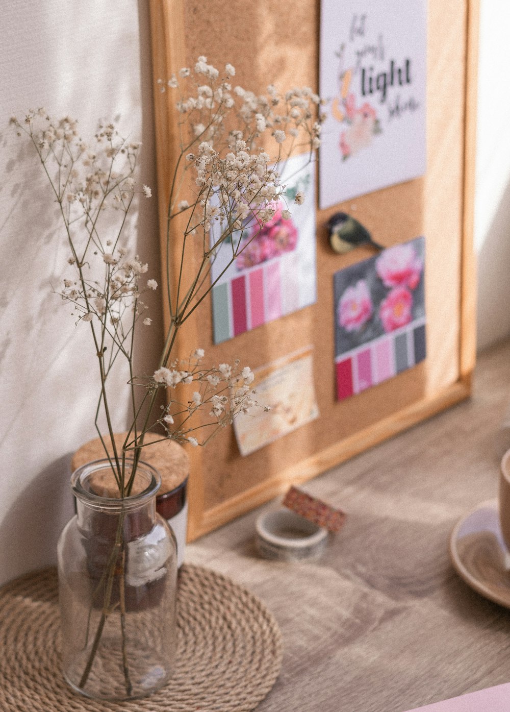 brown wooden framed glass cabinet