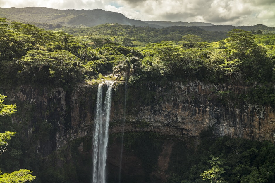 Mauritius Île aux Cerfs Deer Island east coast + Bernhard Langer 18-hole golf + BBQ catamaran + Tamarin Falls 7-tier waterfall
