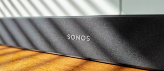 Sonos speaker in living room - Metroplex Smart Homes