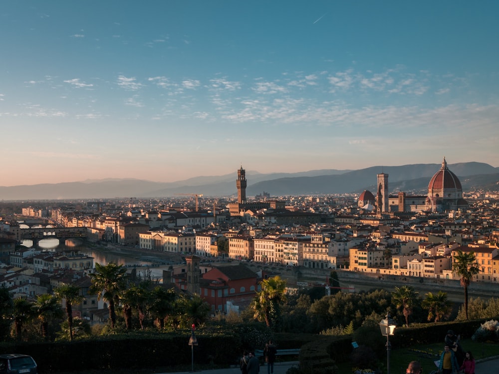 city skyline under blue sky during daytime