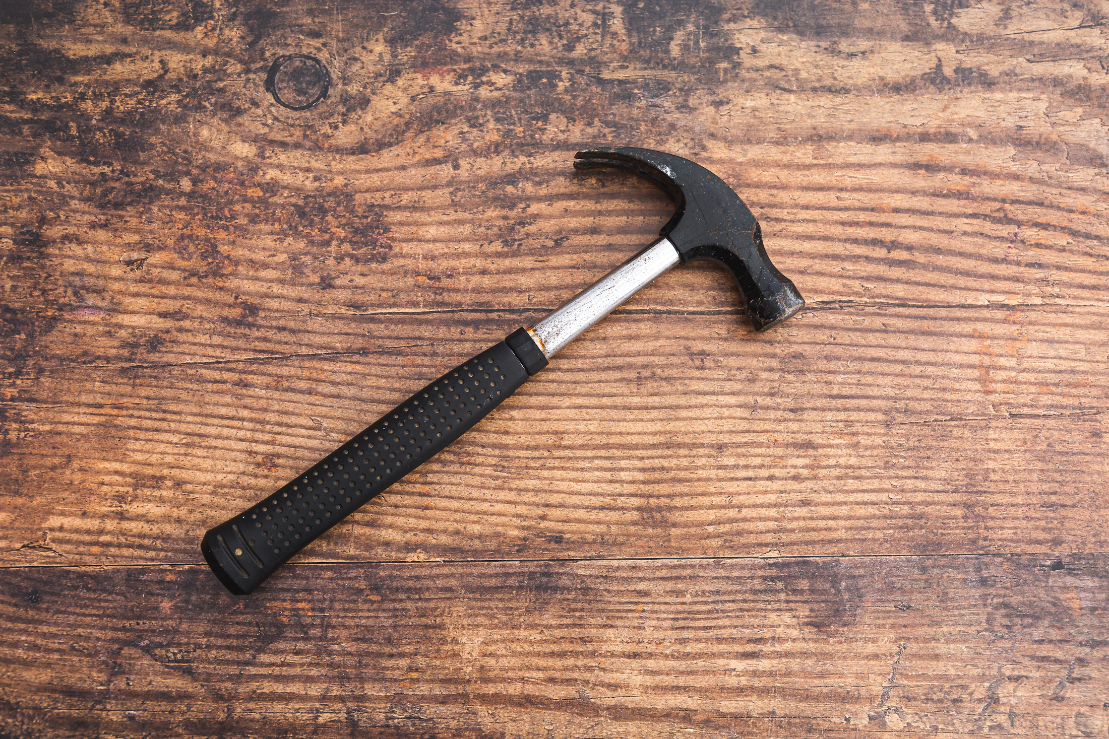 Professional tools arranged in a practical workshop environment