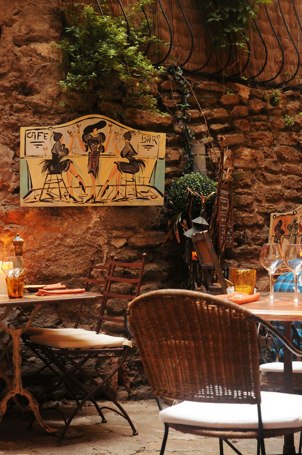 brown wooden table with chairs