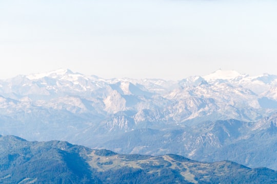 snow covered mountains during daytime in Dachstein glacier Austria