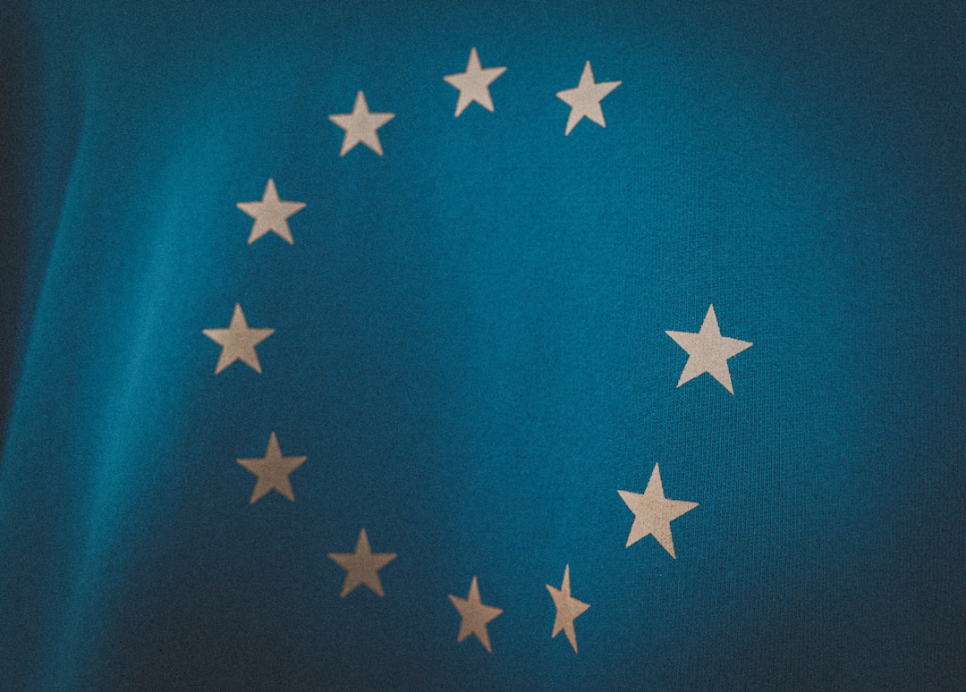 blue and white star print textile, Hoodie with European Union Logo (EU-Hoodie) but without UK Logo because of Brexit