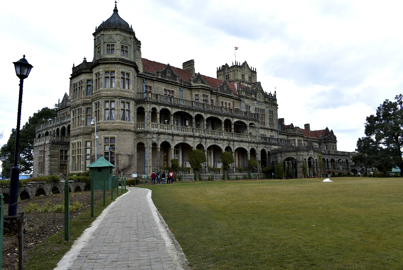 Colonial-era architecture in town