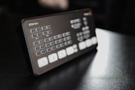 black and white remote control