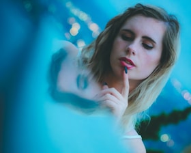 A person reflecting on their journey of reinvention.