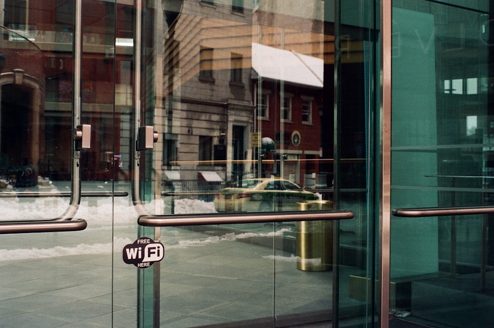 brown and white store front