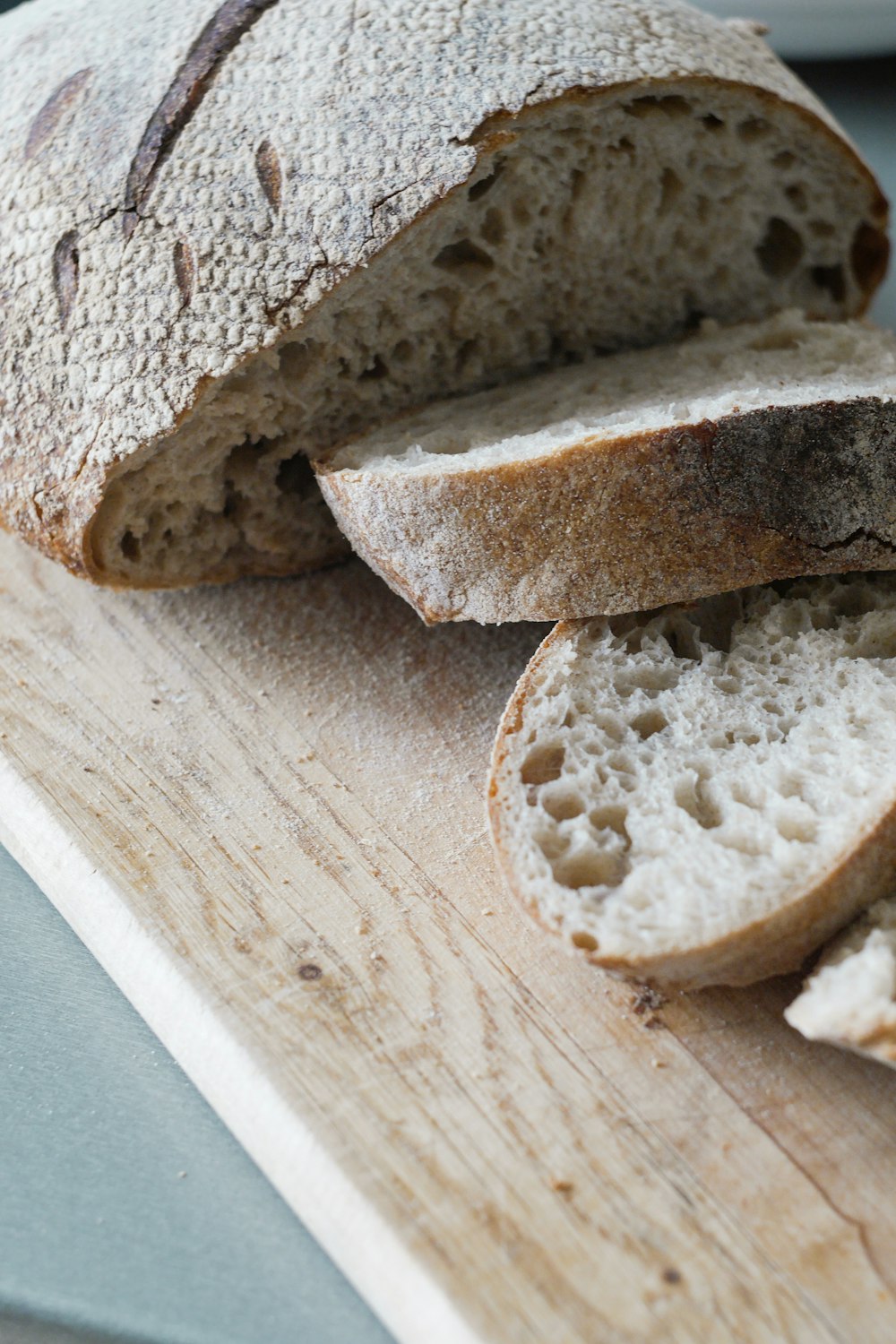 brown bread on brown wooden table