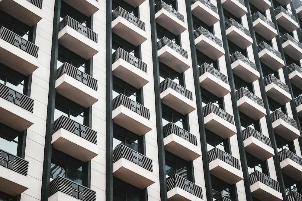 brown and white concrete building