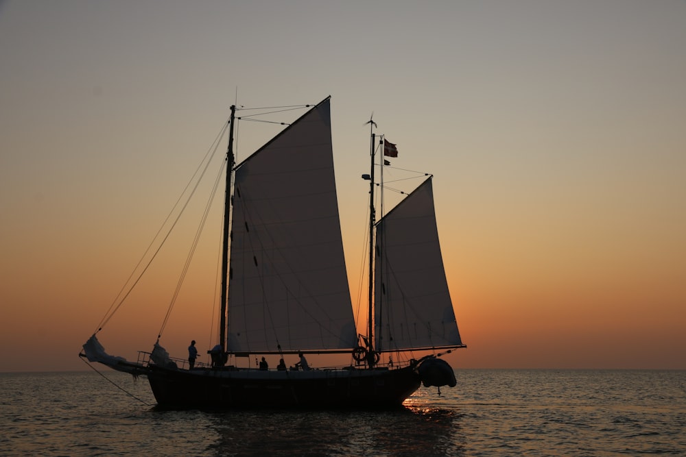 brown and white sail boat on sea during daytime
