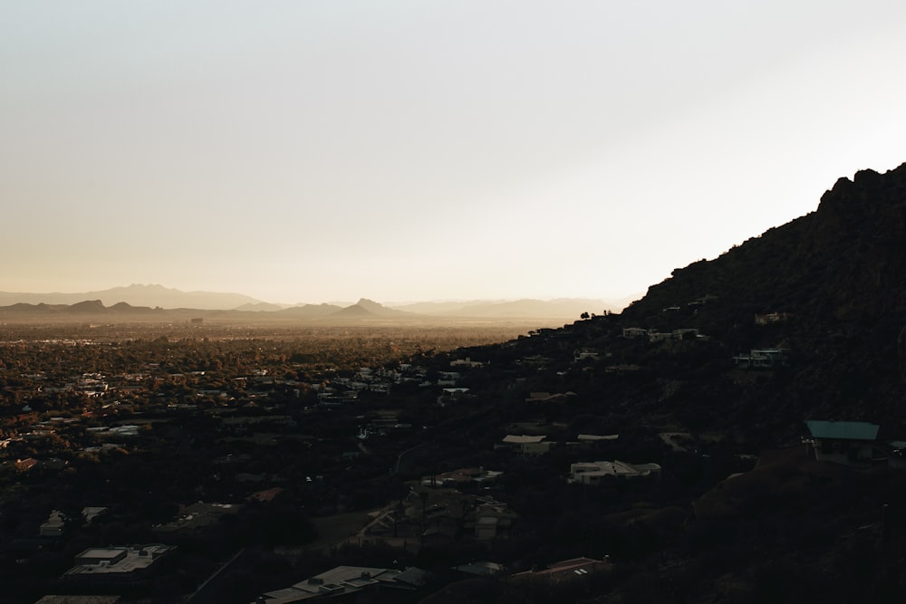 aerial view of mountains during daytime