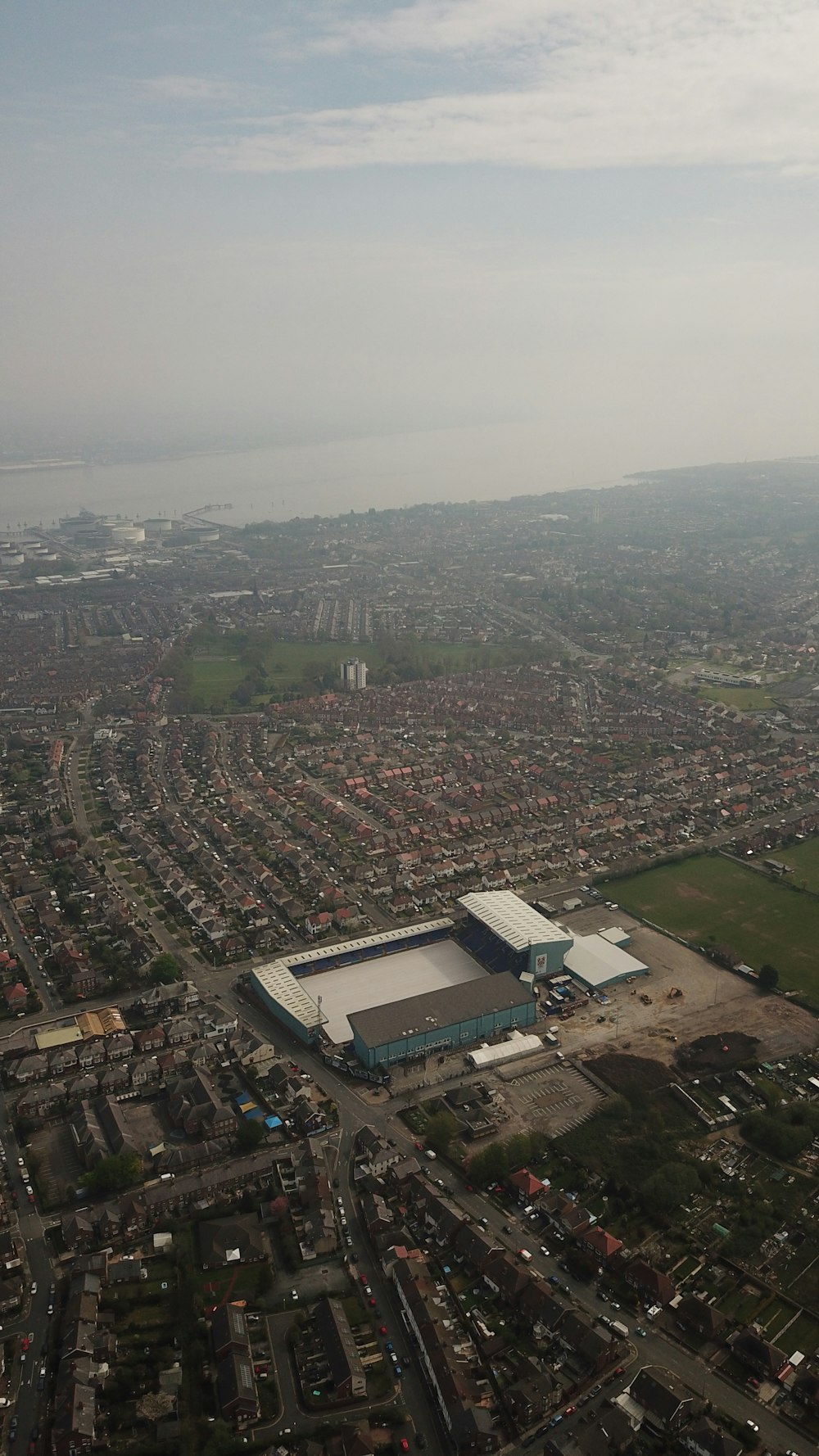 aerial view of city during daytime