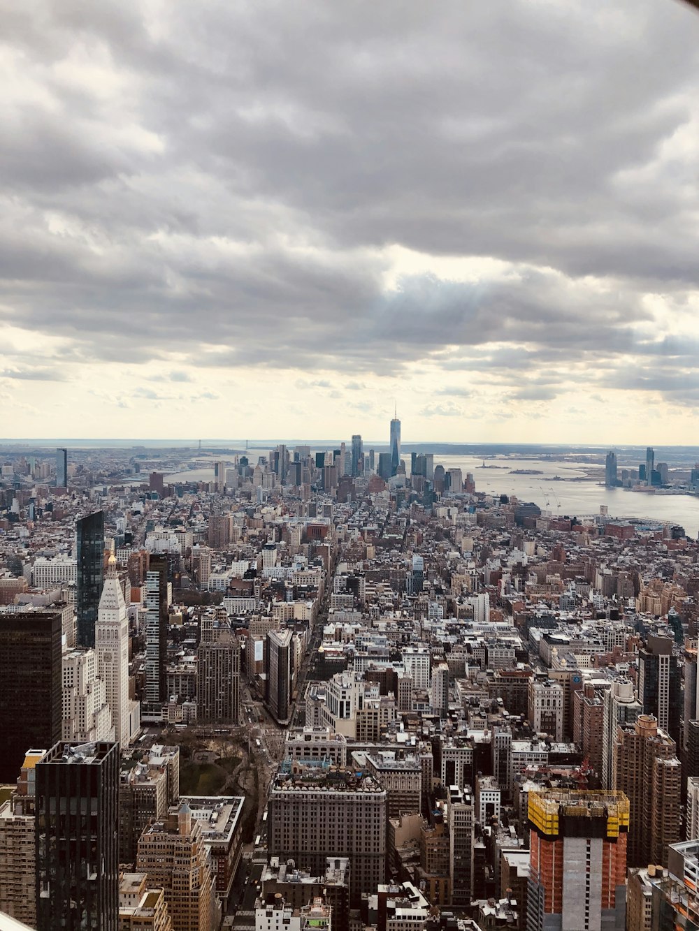 aerial view of city buildings during daytime