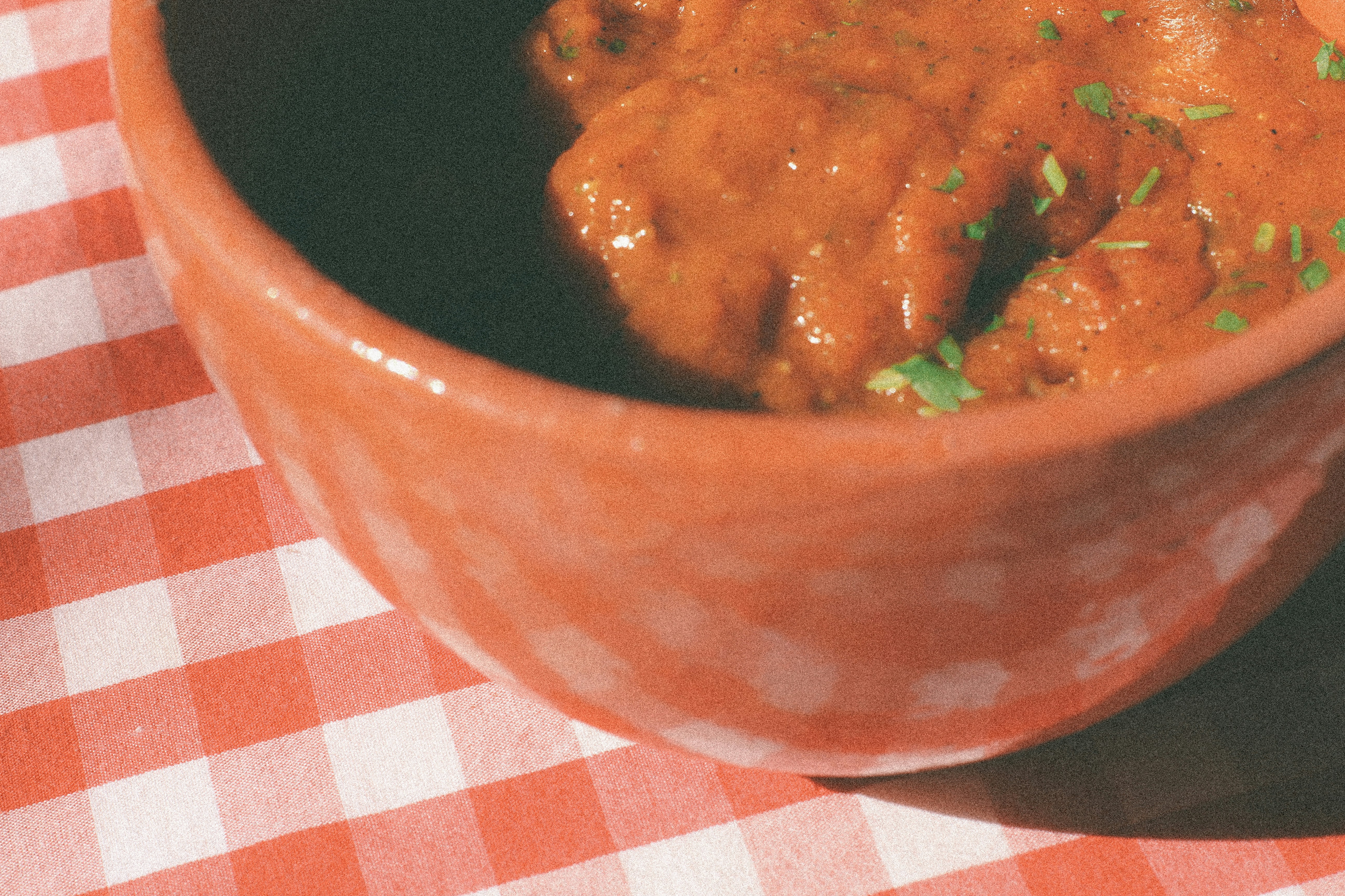 cooked food in brown ceramic bowl