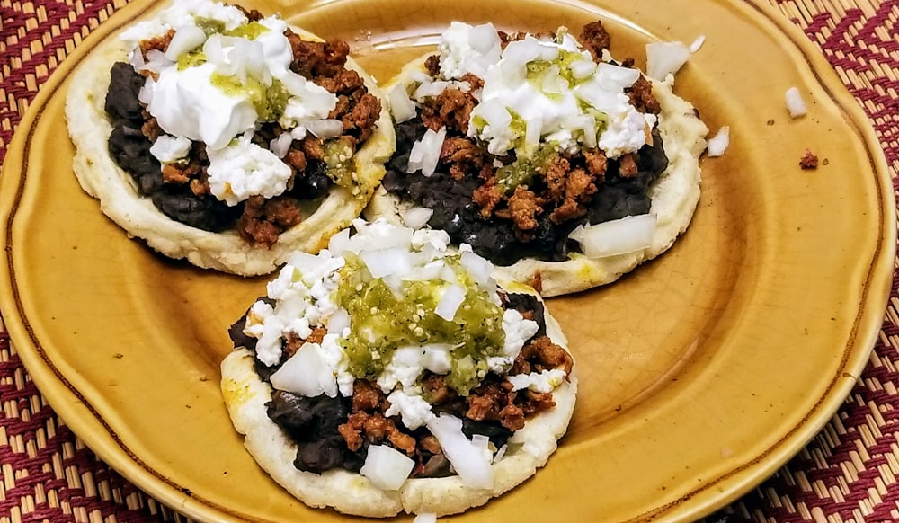 cooked food on white ceramic plate