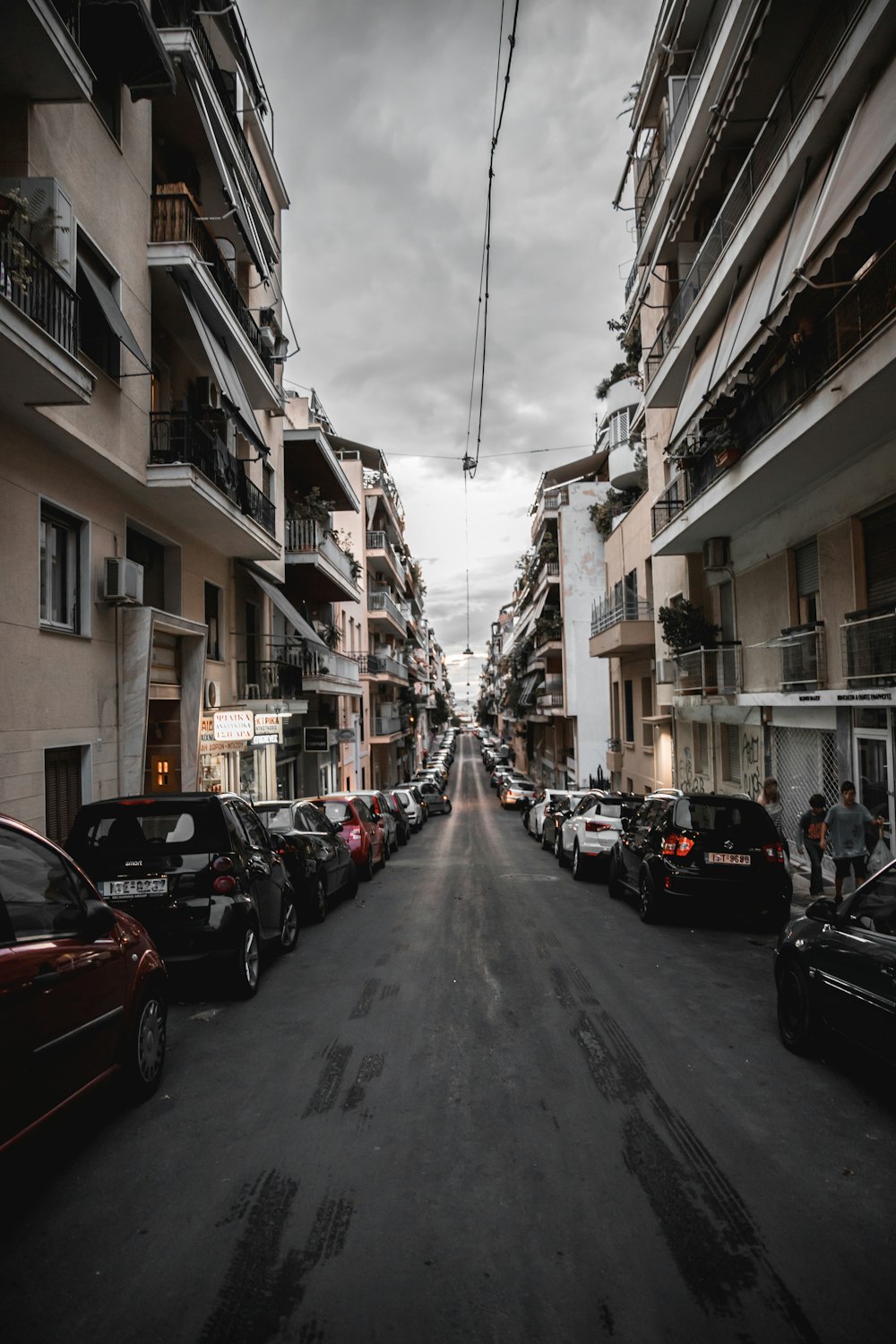 cars parked on street during daytime