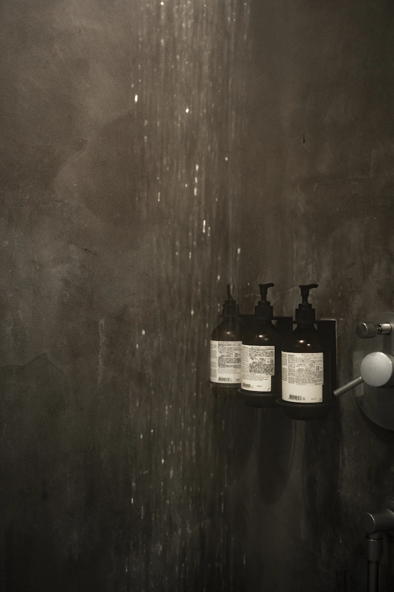 Personal care product bottles arranged for quality inspection
