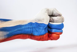 persons feet with blue paint