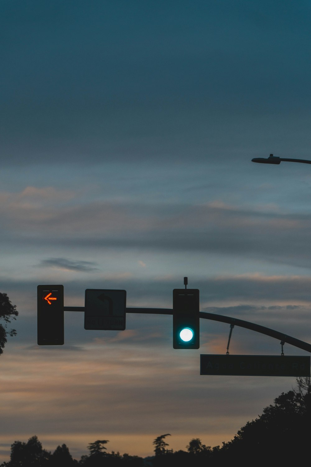 traffic light with red light