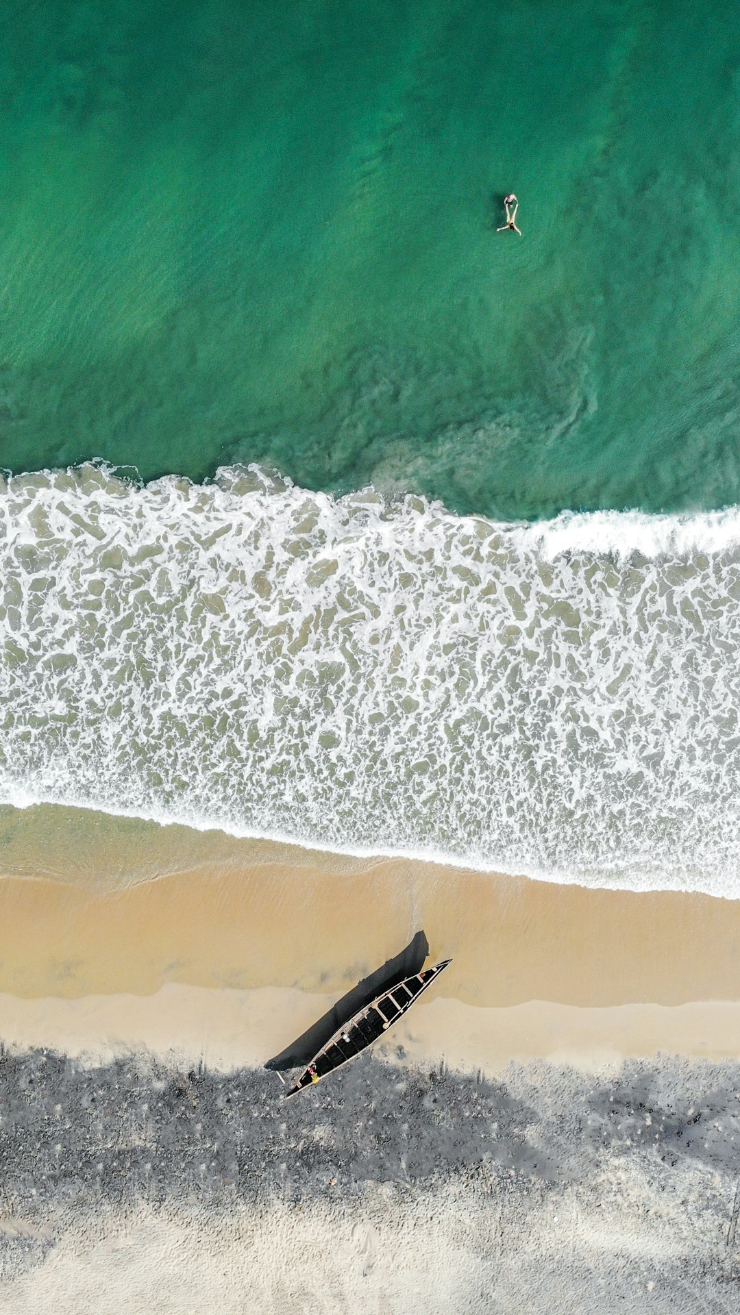 aerial view of beach during daytime