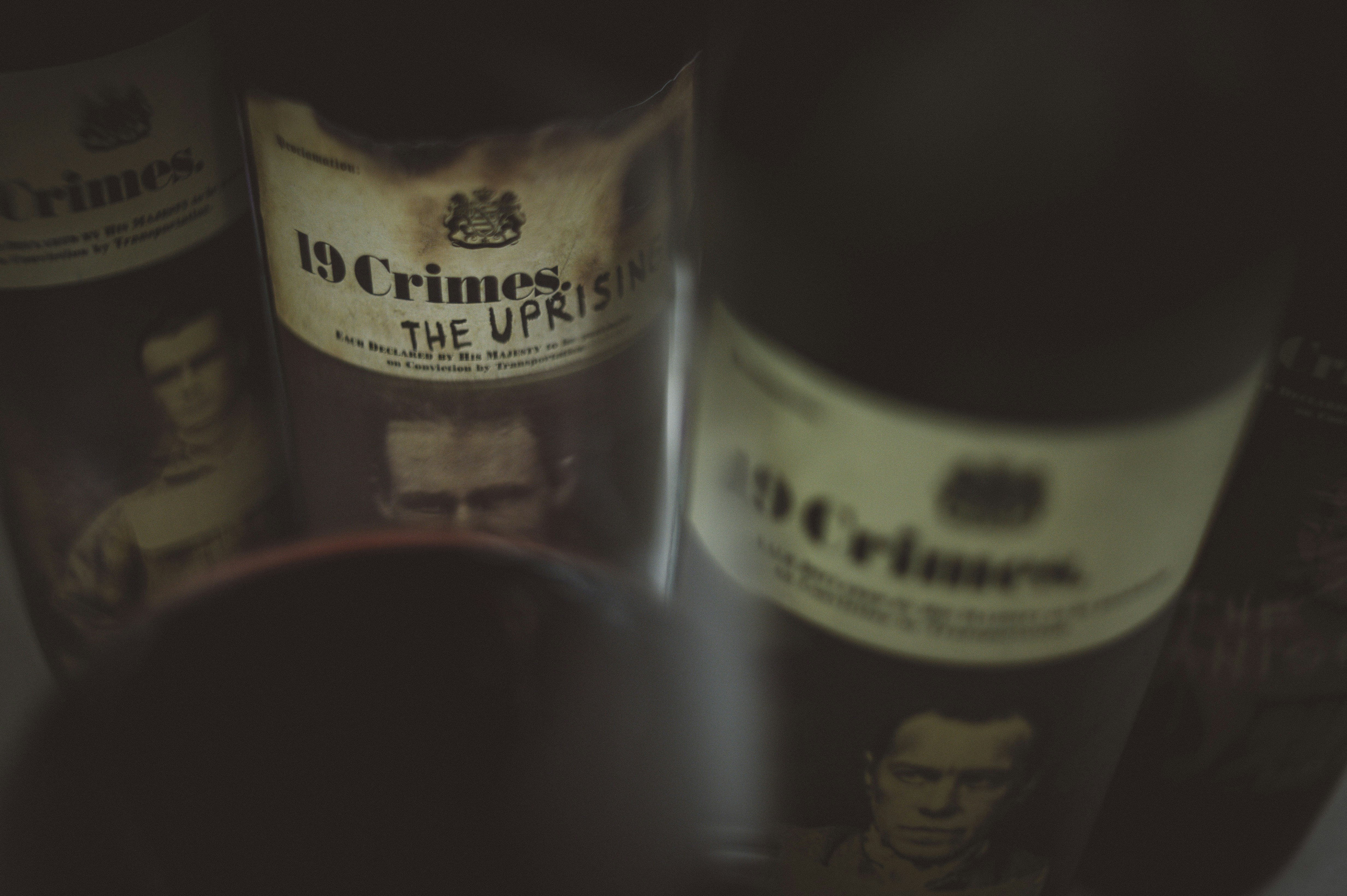 yellow and black labeled bottle