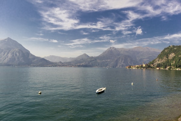 Boat view of Lake Como villas