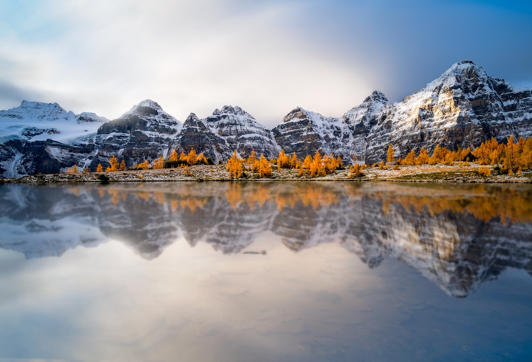 Mountain range photo spot Valley of the Ten Peaks Moraine Lake