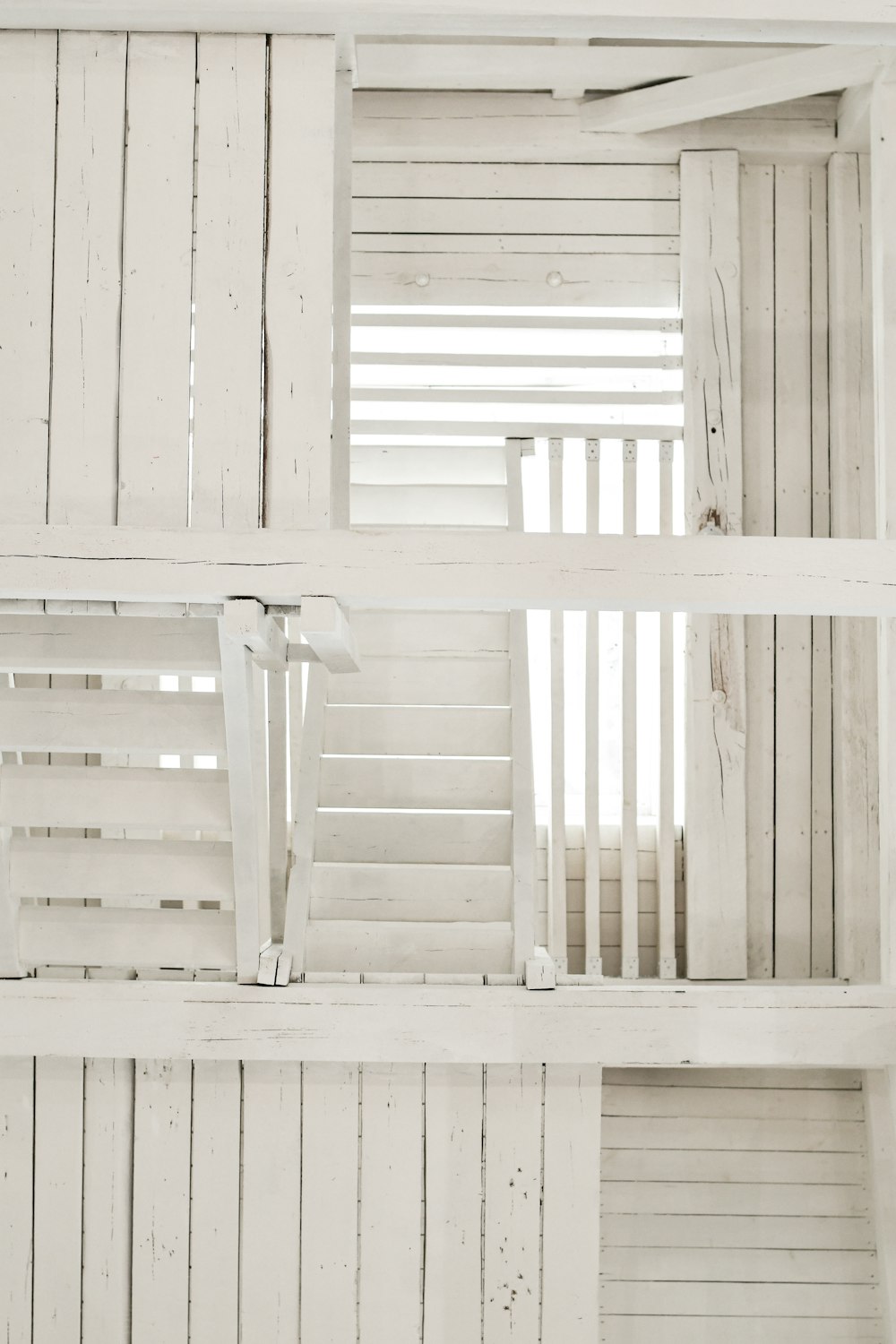 white wooden fence on white wooden floor