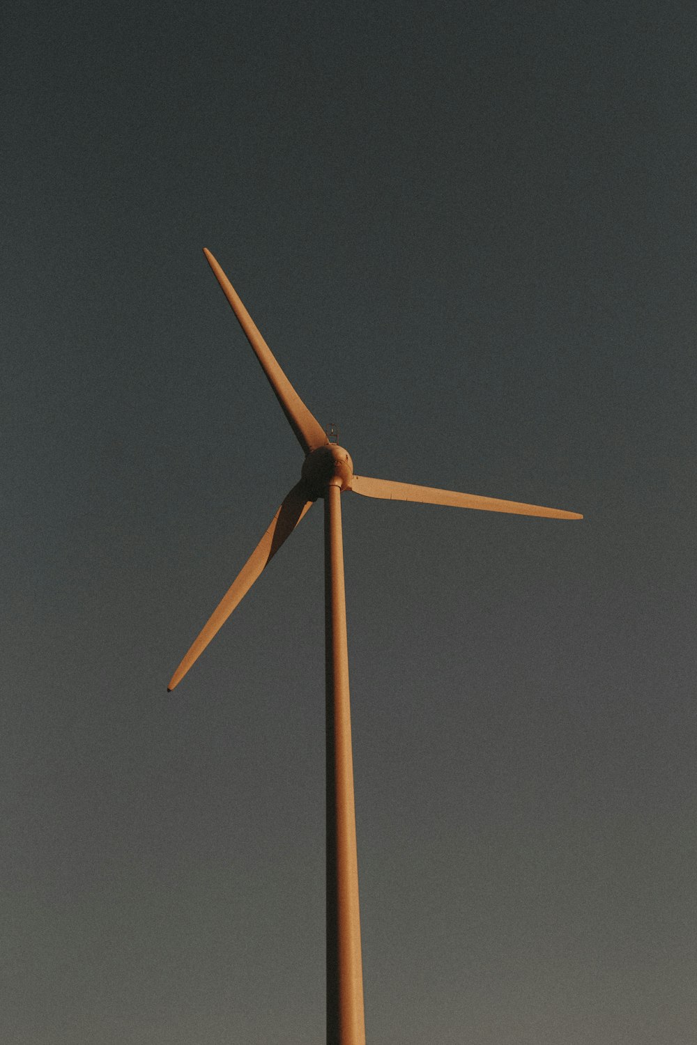 brown and white wind mill