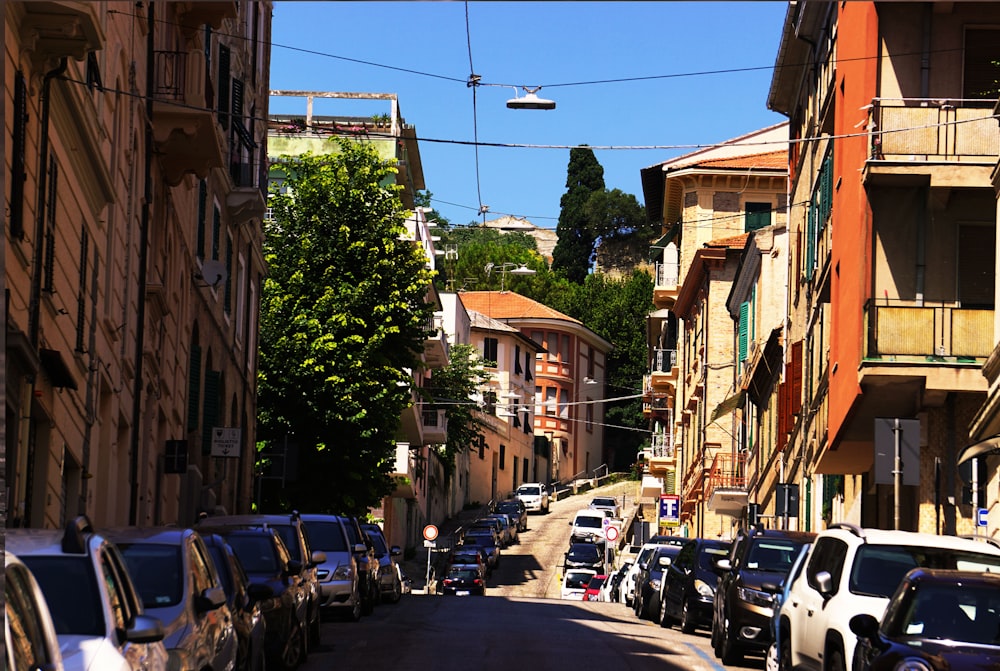 cars parked on street during daytime