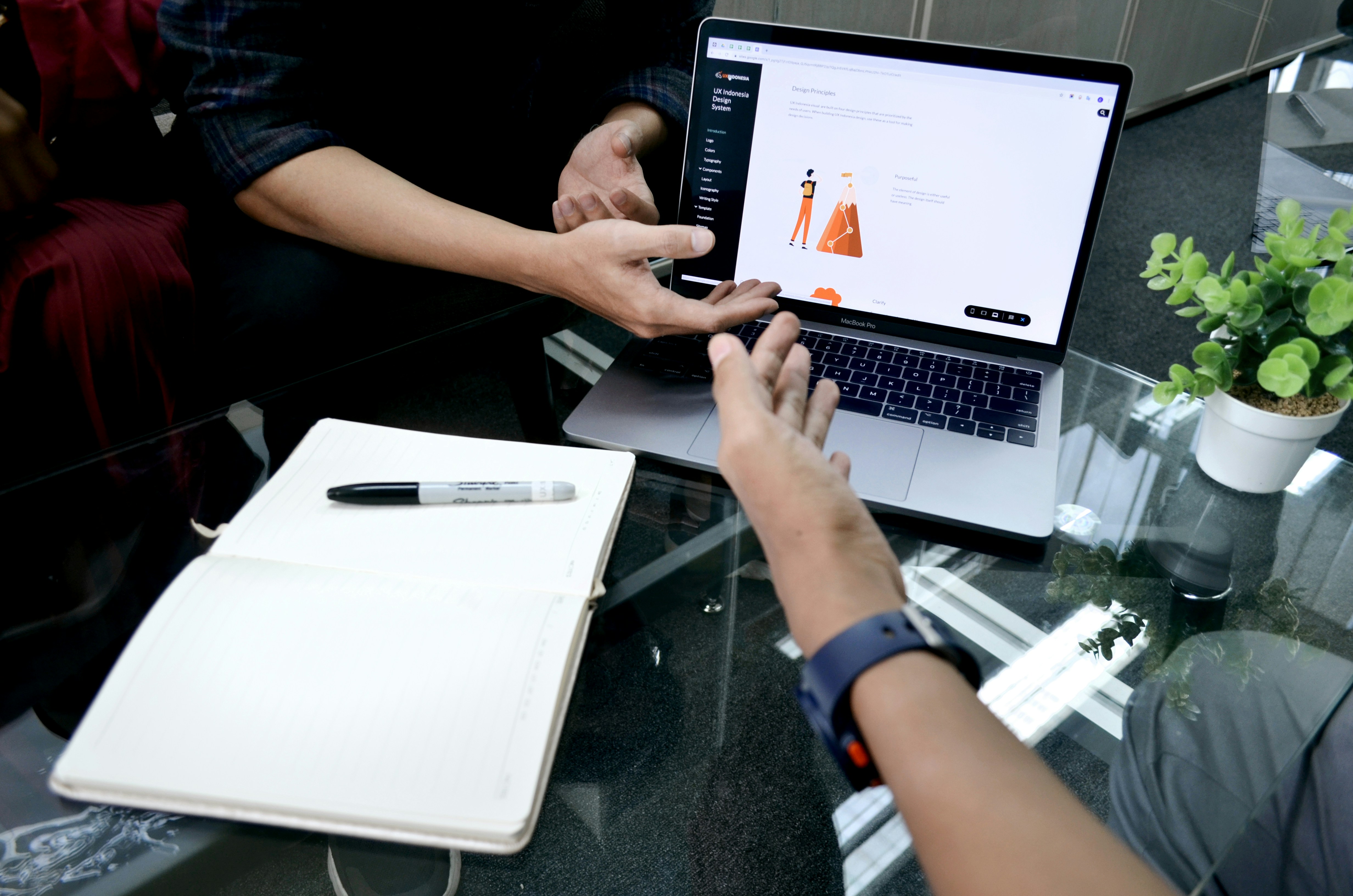 Service design is a process in which the designer focuses on creating optimal service experiences. This requires taking a holistic view of all the related actors, their interactions, and supporting materials and infrastructures. Service design often involves the use of customer journey maps, which tell the story of different customers’ interactions with a brand, thus offering deep insights.