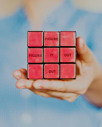 Rubix cube "Figure it Out" leads to BeanBuilt Website