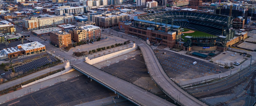 aerial view of city buildings during daytime