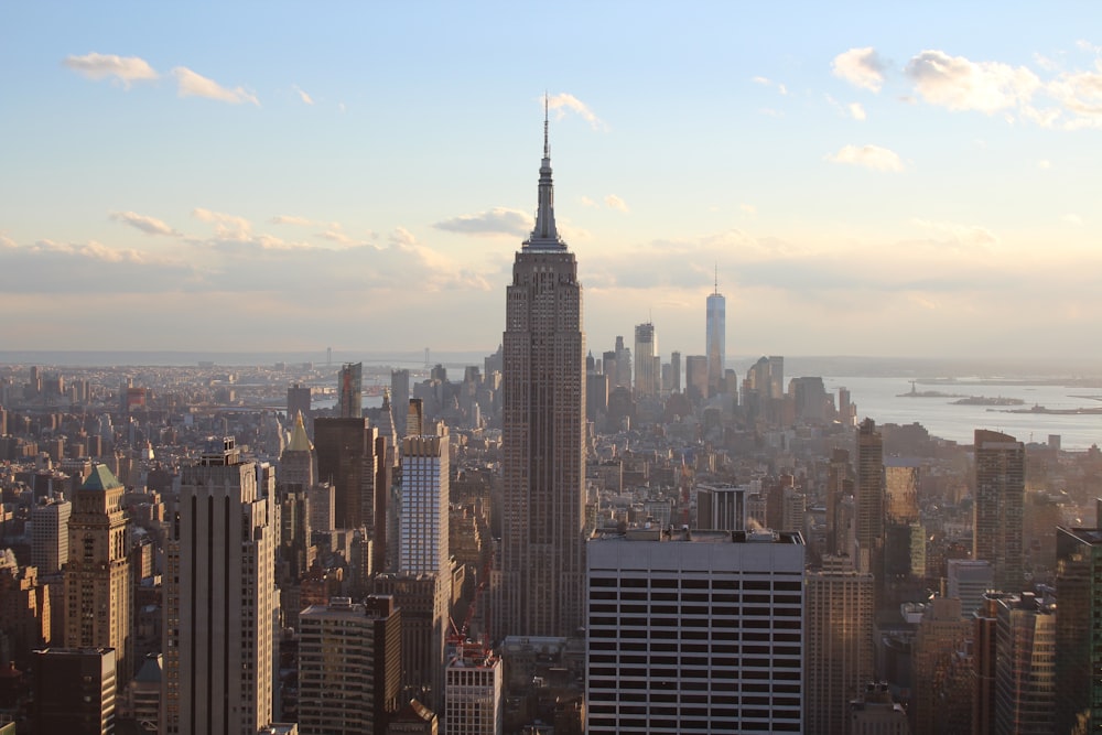 city skyline under blue sky during daytime