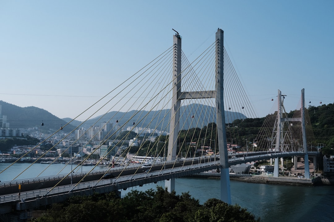 photo of Yeosu Suspension bridge near Suncheon Bay National Garden
